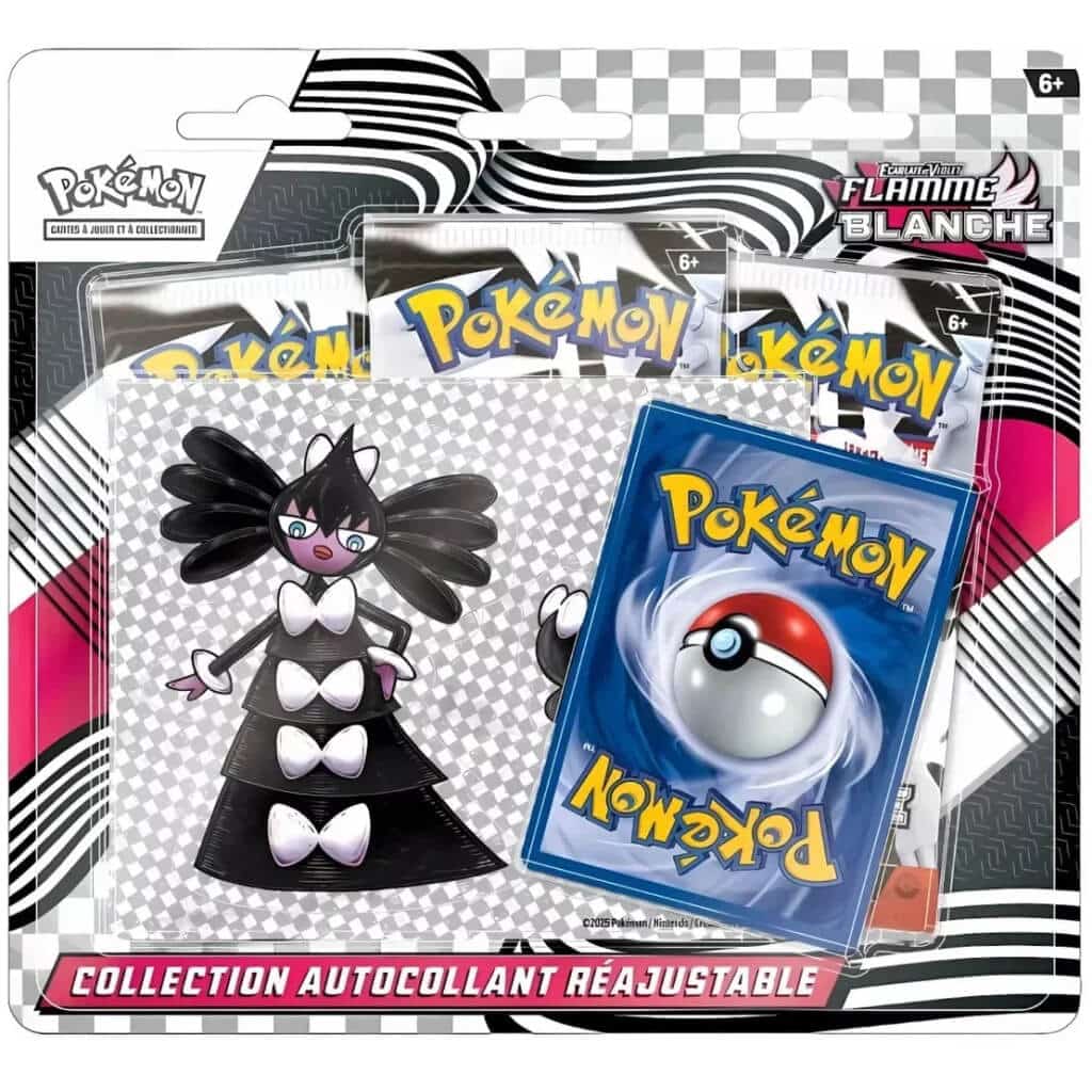 Tripack Tech Sticker EV10.5 – Flamme Blanche – FR