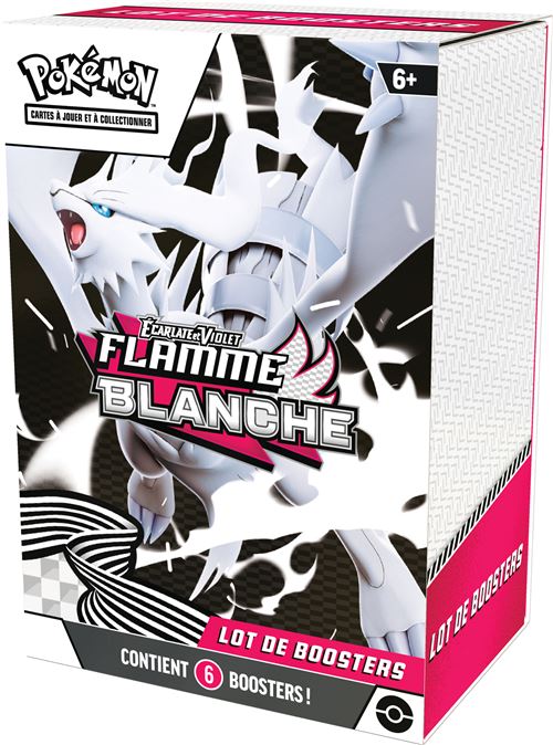Bundle - Lot de boosters Écarlate et Violet – Flamme Blanche (Bundle EV10.5 Blanche)