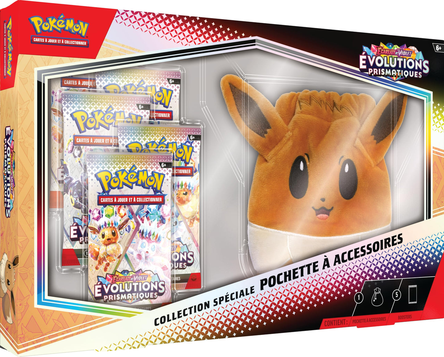 Coffret Pochette Pokémon EV08.5 – Évolutions Prismatiques – FR
