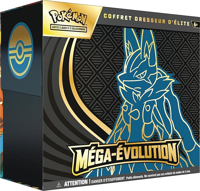 Pokémon : Coffret Dresseur d’élite Méga-Évolution – lucario du JCC Pokémon